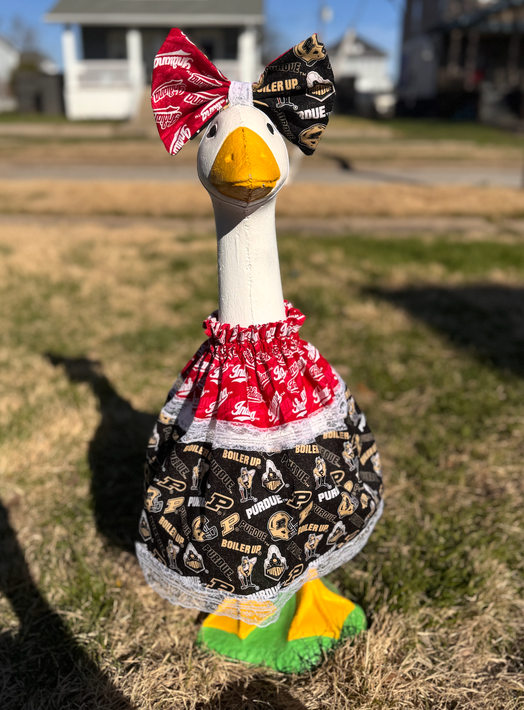 Divided House IU / Purdue Goose Dress